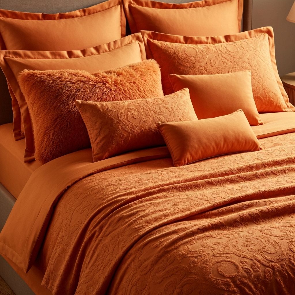 Orange bed